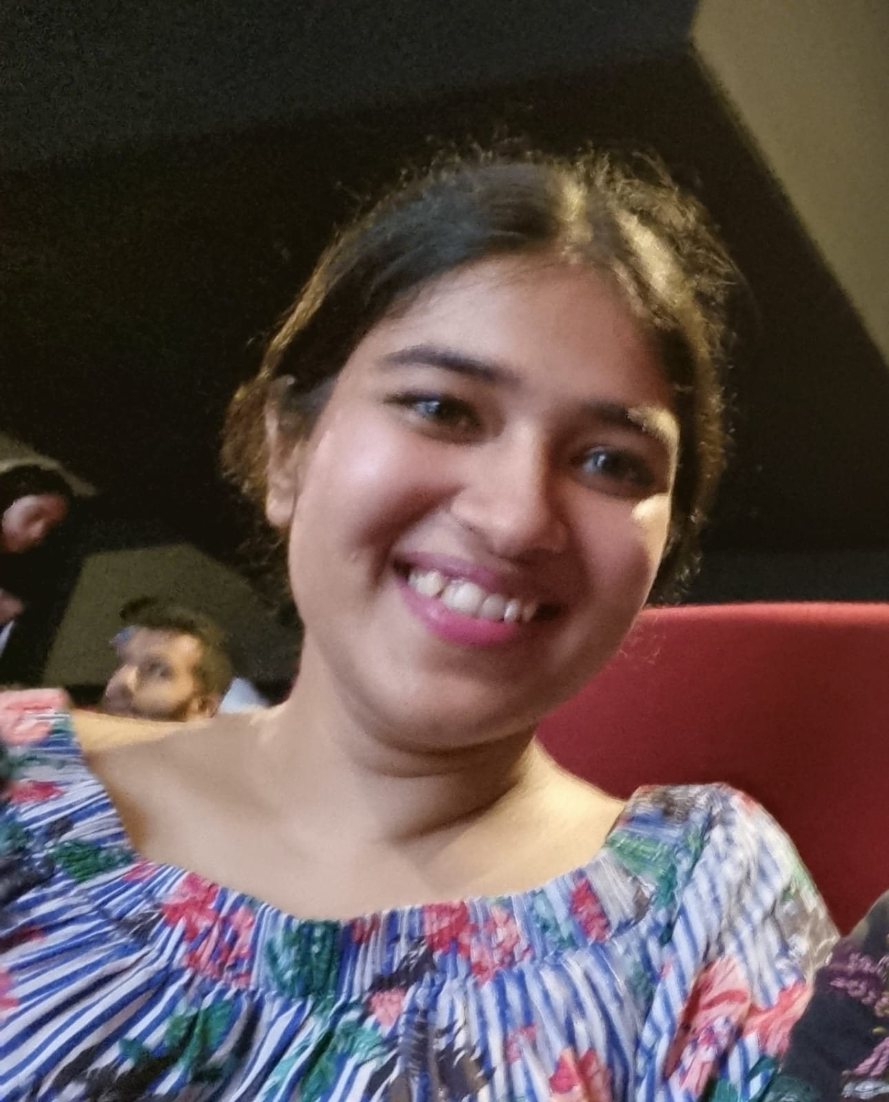 Akanksha smiling